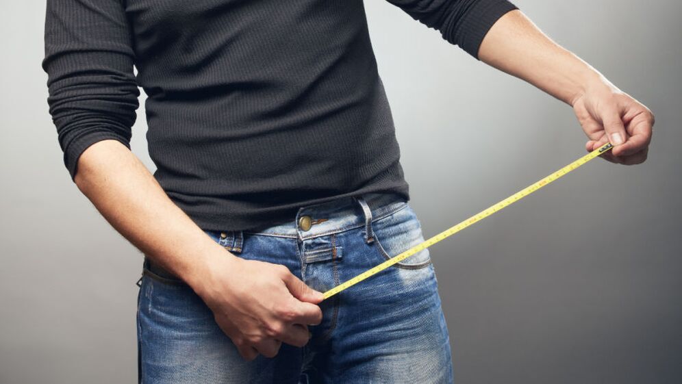 Measuring member before increasing the house